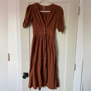Free people dress in XS.